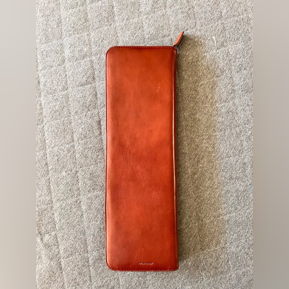 RED ENVELOPE Travel Tie or Belt Carry Case New